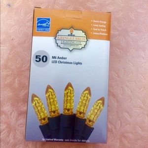 Amber String Lights!